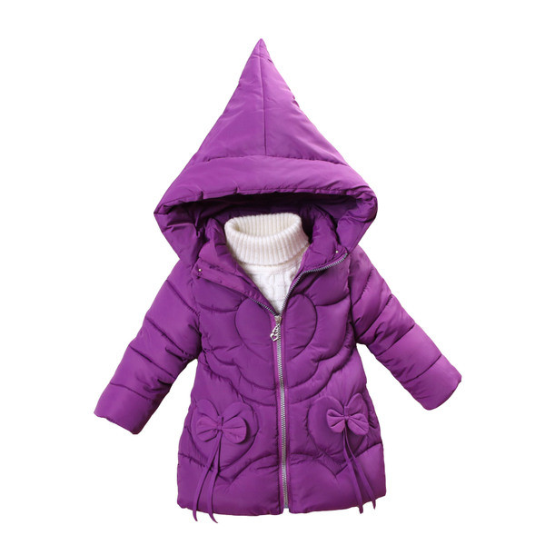 Детско яке за момичета с качулка в няколко цвята