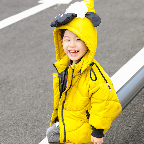 Παιδικό μπουφάν κατάλληλο για κορίτσια και αγόρια με τρισδιάστατο στοιχείο
