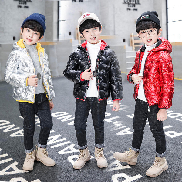 Jachetă modernă pentru copii pentru băieți în trei culori