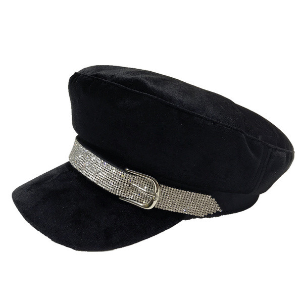 Palarie moderna de dama cu catarama in trei culori