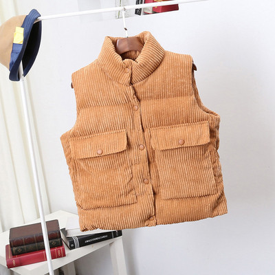 Casual γυναικείο γιλέκο με μεγάλες τσέπες, τρία μοντέλα σε διαφορετικά χρώματα