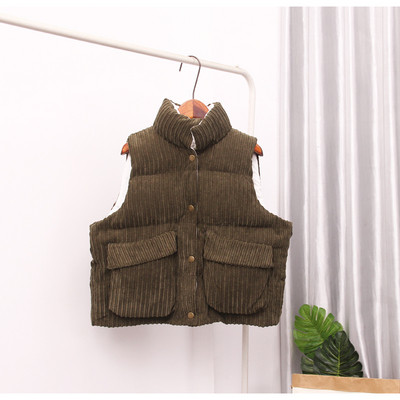 Casual γυναικείο γιλέκο με μεγάλες τσέπες, τρία μοντέλα σε διαφορετικά χρώματα