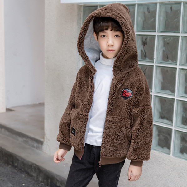 детско яке за момчета с меко покритие в два цвята