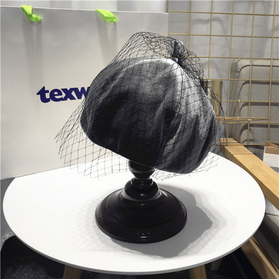 Palarie eleganta de dama cu plasa in mai multe culori