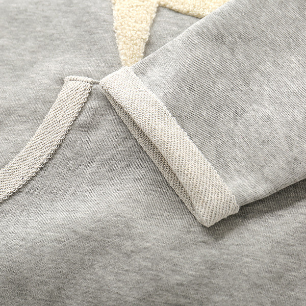 Hanorac modern pentru copii pentru baieti cu decor 3D in doua culori