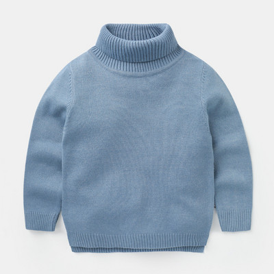 Pulover pentru copii cu guler inalt in mai multe culori potrivit pentru fete si baieti