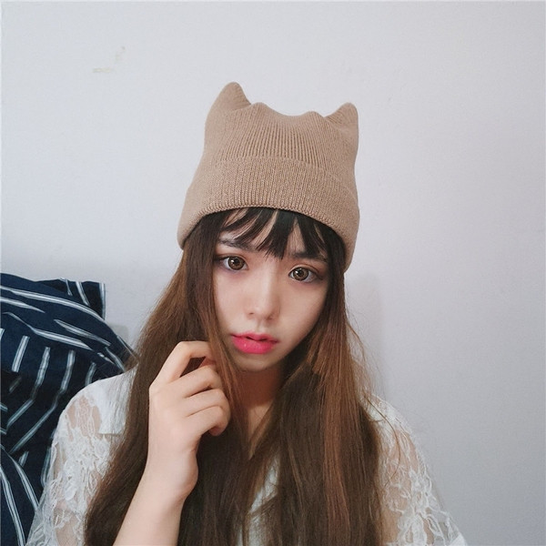 Pălărie groasă de damă casual în patru culori