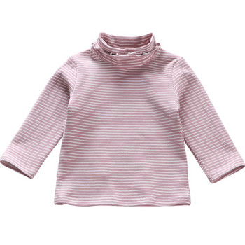 Ριγέ παιδική μπλούζα για κορίτσια τύπου ζιβάνκο σε διάφορα χρώματα