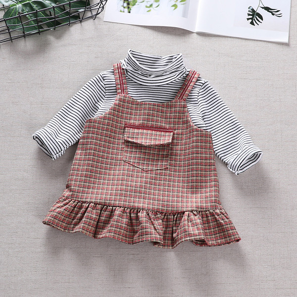 Bluza pentru copii cu dungi pentru fete tip polo in mai multe culori