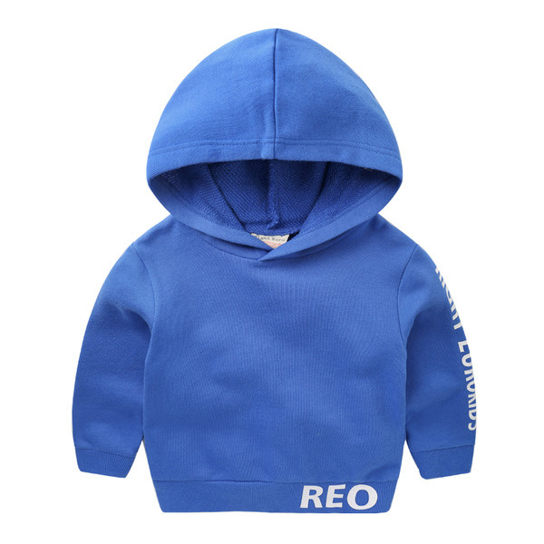 Hanorac sport pentru copii pentru baieti cu gluga si inscriptii in mai multe culori