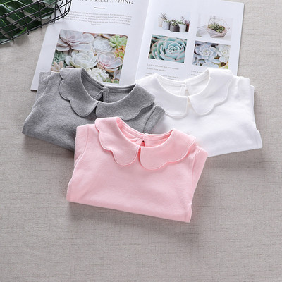 Ежедневна детска блуза за момичета в няколко цвята 