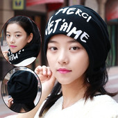 Актуална дамска шапка с надпис в няколко цвята