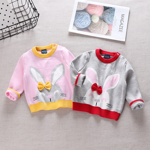 Pulover copii toamna-iarna pentru fete cu element 3D in doua culori