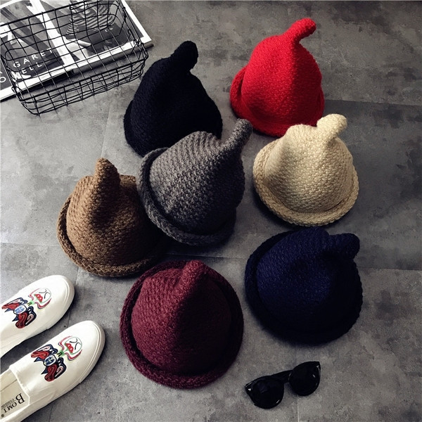 Palarie casual dama tricotata in diferite culori