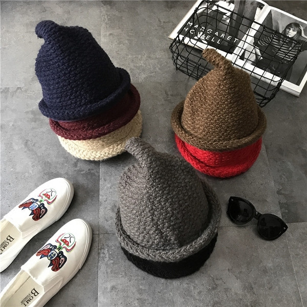 Palarie casual dama tricotata in diferite culori