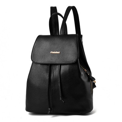 Модерна дамска раница от еко кожа в три цвята