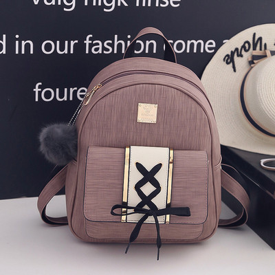 Μοντέρνο δερμάτινο σακίδιο με  οικολογικό δέρμα σε τρία χρώματα