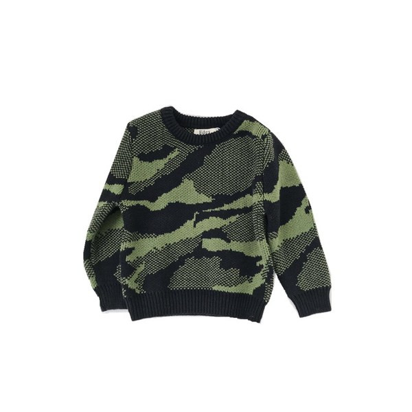 Pulover casual pentru copii pentru baieti cu model de camuflaj in trei culori