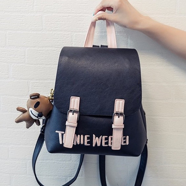 Модерна раница в няколко цвята от еко кожа