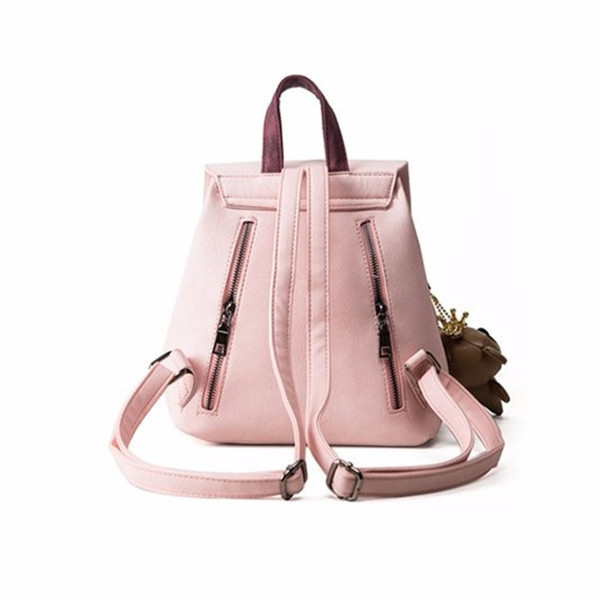 Модерна раница в няколко цвята от еко кожа