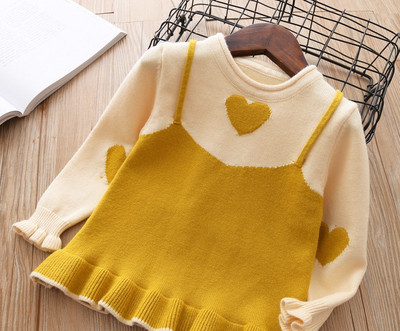 Pulover pentru copii modern pentru fete in trei culori