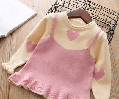 Pulover pentru copii modern pentru fete in trei culori