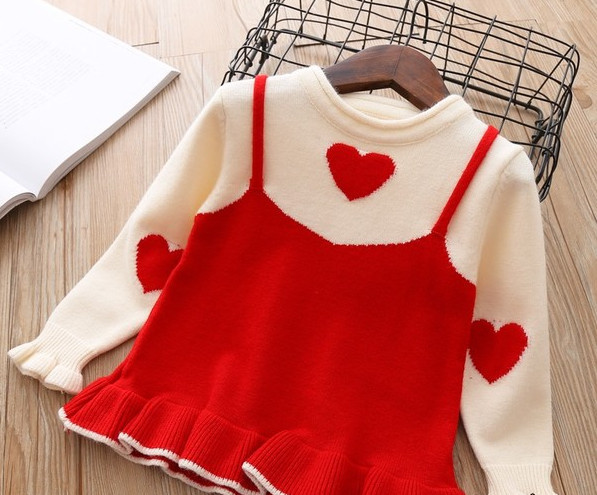 Pulover pentru copii modern pentru fete in trei culori