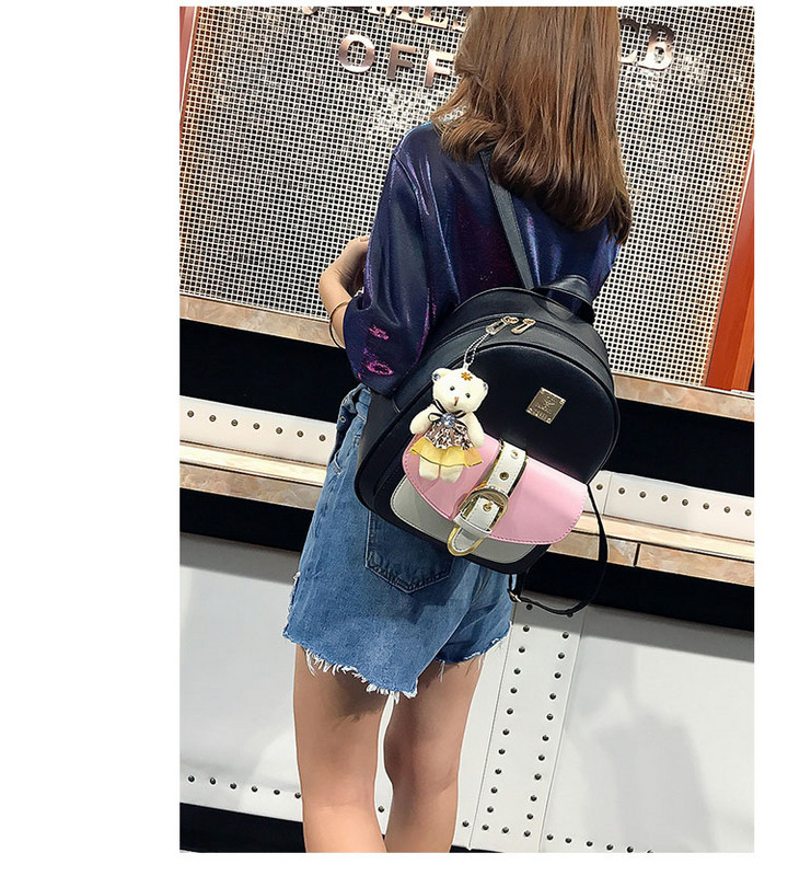 Rucsac de dama model actual cu decor in mai multe culori