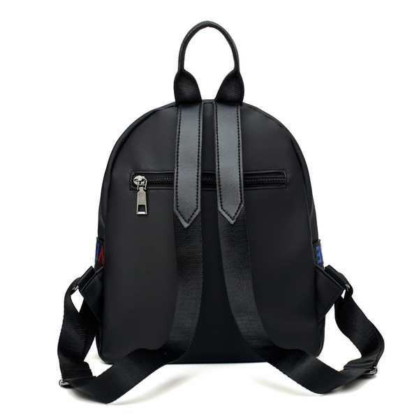 Rucsac zilnic de dama din piele ecologica de culoare neagra