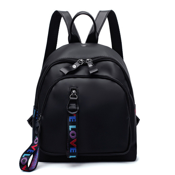 Rucsac zilnic de dama din piele ecologica de culoare neagra