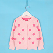 Ежедневна детска жилетка за момичета в черен и розов цвят