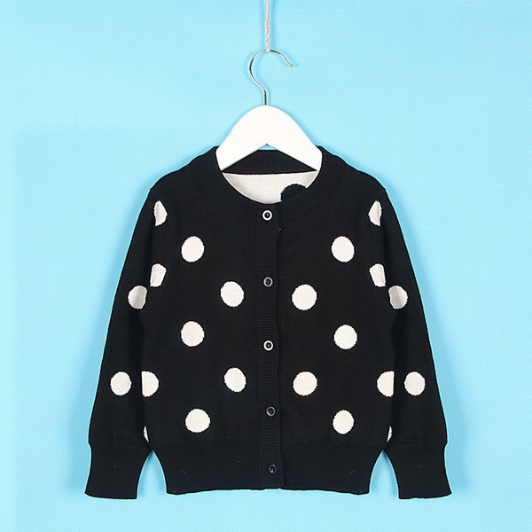 Ежедневна детска жилетка за момичета в черен и розов цвят