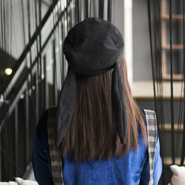 Pălărie casual de damă cu element 3D în cinci culori