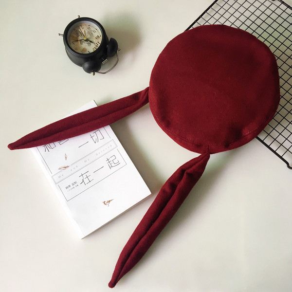 Pălărie casual de damă cu element 3D în cinci culori