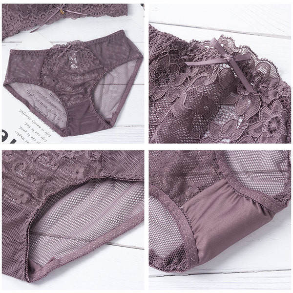  Елегантен комплект дамско бельо в три цвята