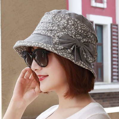 Γυναικείο καπέλο με κορδέλα σε τρία χρώματα