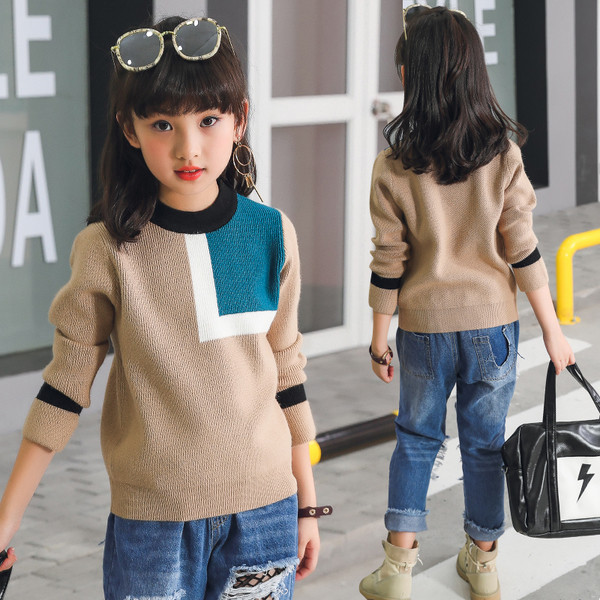 Ежедневен детски пуловер в няколко цвята подходящ за момиче и момче 