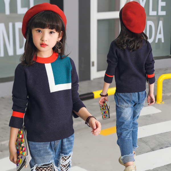 Ежедневен детски пуловер в няколко цвята подходящ за момиче и момче 