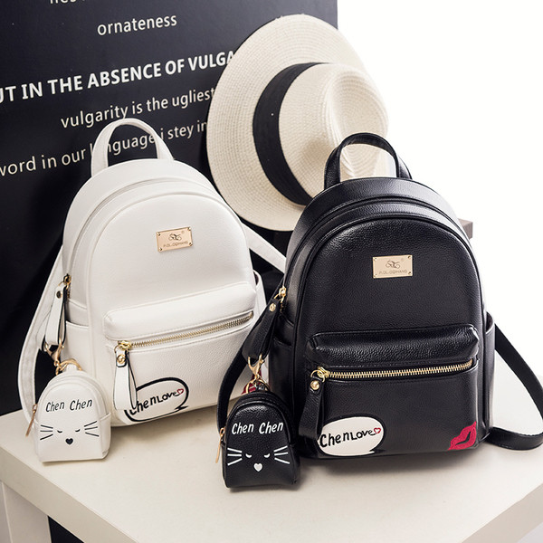 Rucsac de dama model actual din piele ecologica in trei culori