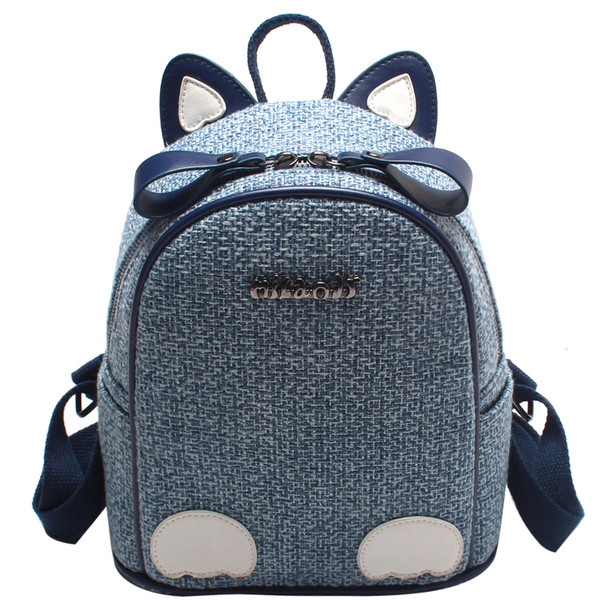 Нов модел дамска раница с 3D елементи в два цвята