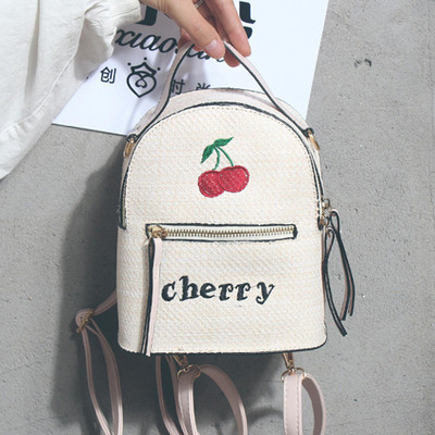 Rucsac de dama model casual cu broderie in doua modele si culori