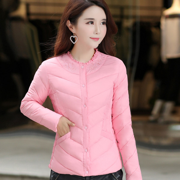 Модерно дамско яке с метални копчета в няколко цвята