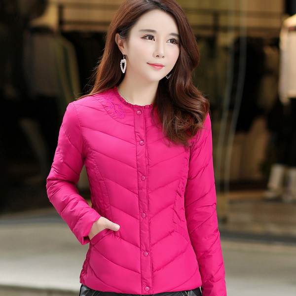 Модерно дамско яке с метални копчета в няколко цвята