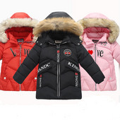 Ежедневен модел детско яке за момичета и момчета с качулка и пух в няколко цвята - два модела