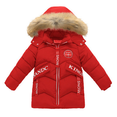 Ежедневен модел детско яке за момичета и момчета с качулка и пух в няколко цвята - два модела