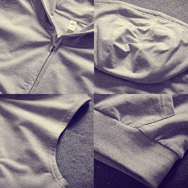 Мъжки елек с качулка и джобове