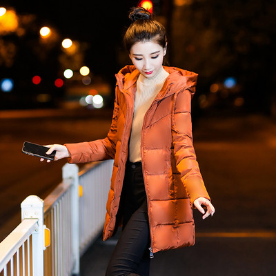 Дамско зимно яке с качулка в няколко цвята