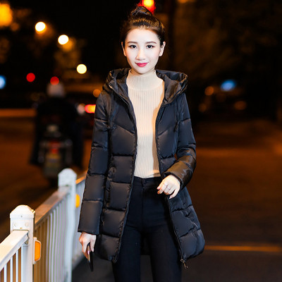 Дамско зимно яке с качулка в няколко цвята