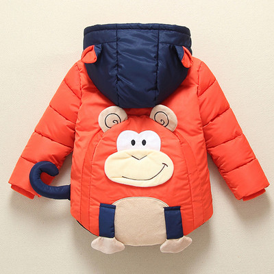 Ежедневно детско яке с 3D елемент в три цвята