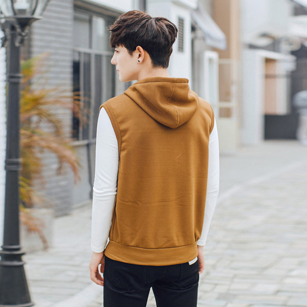 Мъжки изчистен спортен елек в няколко цвята